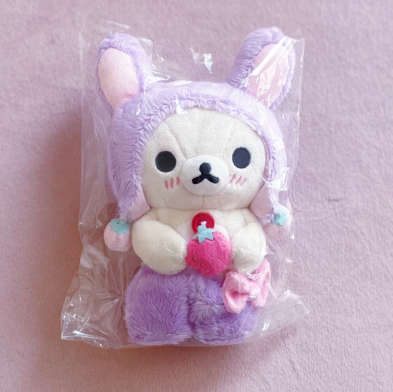 Koilakkuma Purple Strawbery Bunny Store Limited Plush