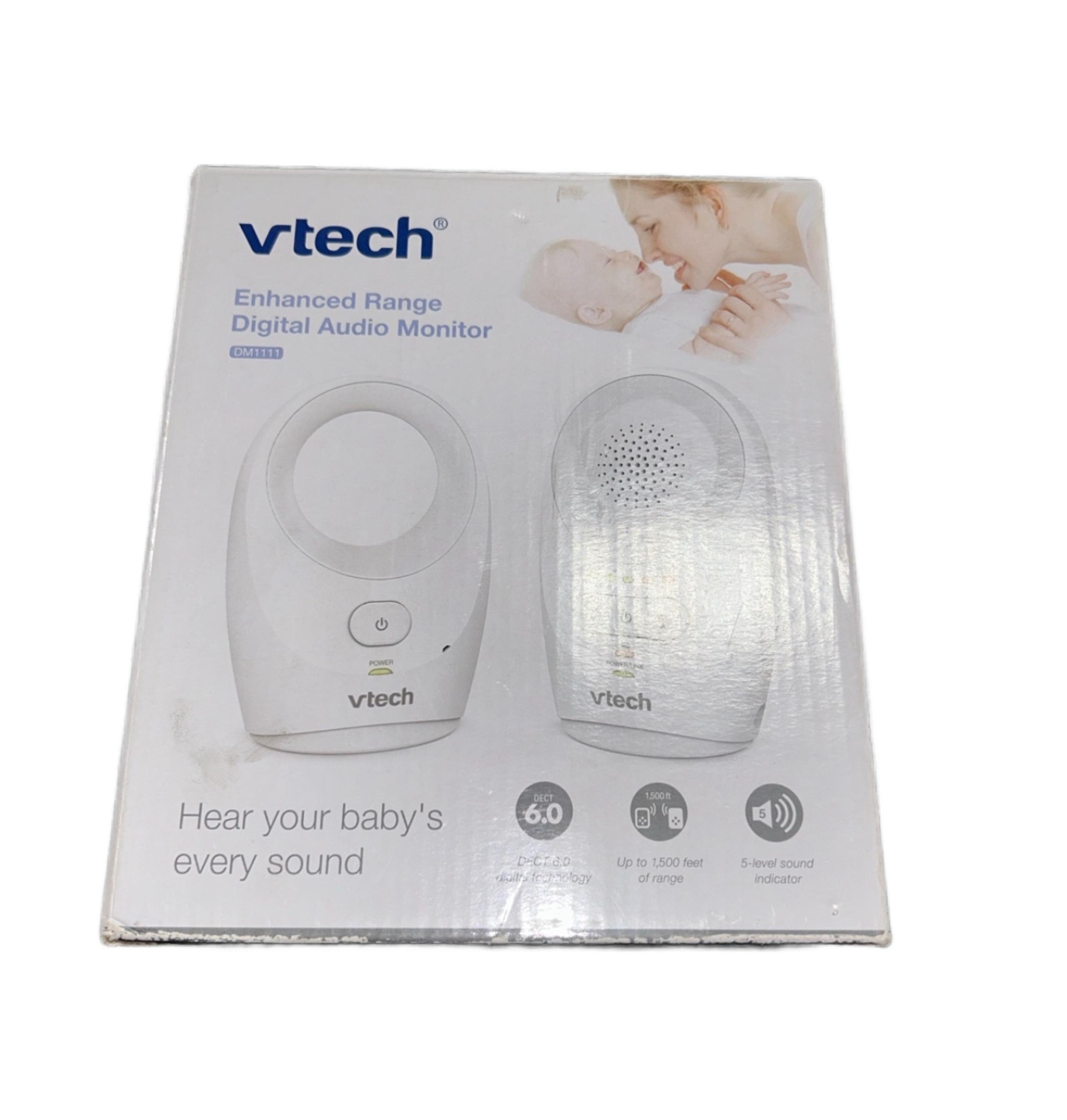 Baby Monitor VTech Monitor DM1111 Digital 1500 Ft Range Encrypted Signal Battery
