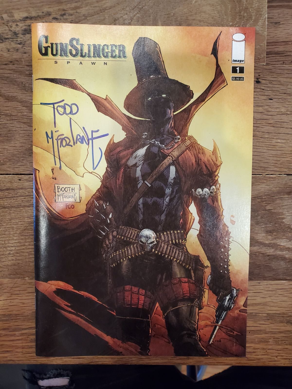 Gunslinger Spawn 1a signed
