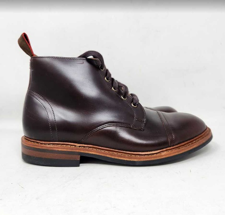 Men's 8 3E Allen Edmonds Patton weatherproof oxford boots brown 8 X-Wide