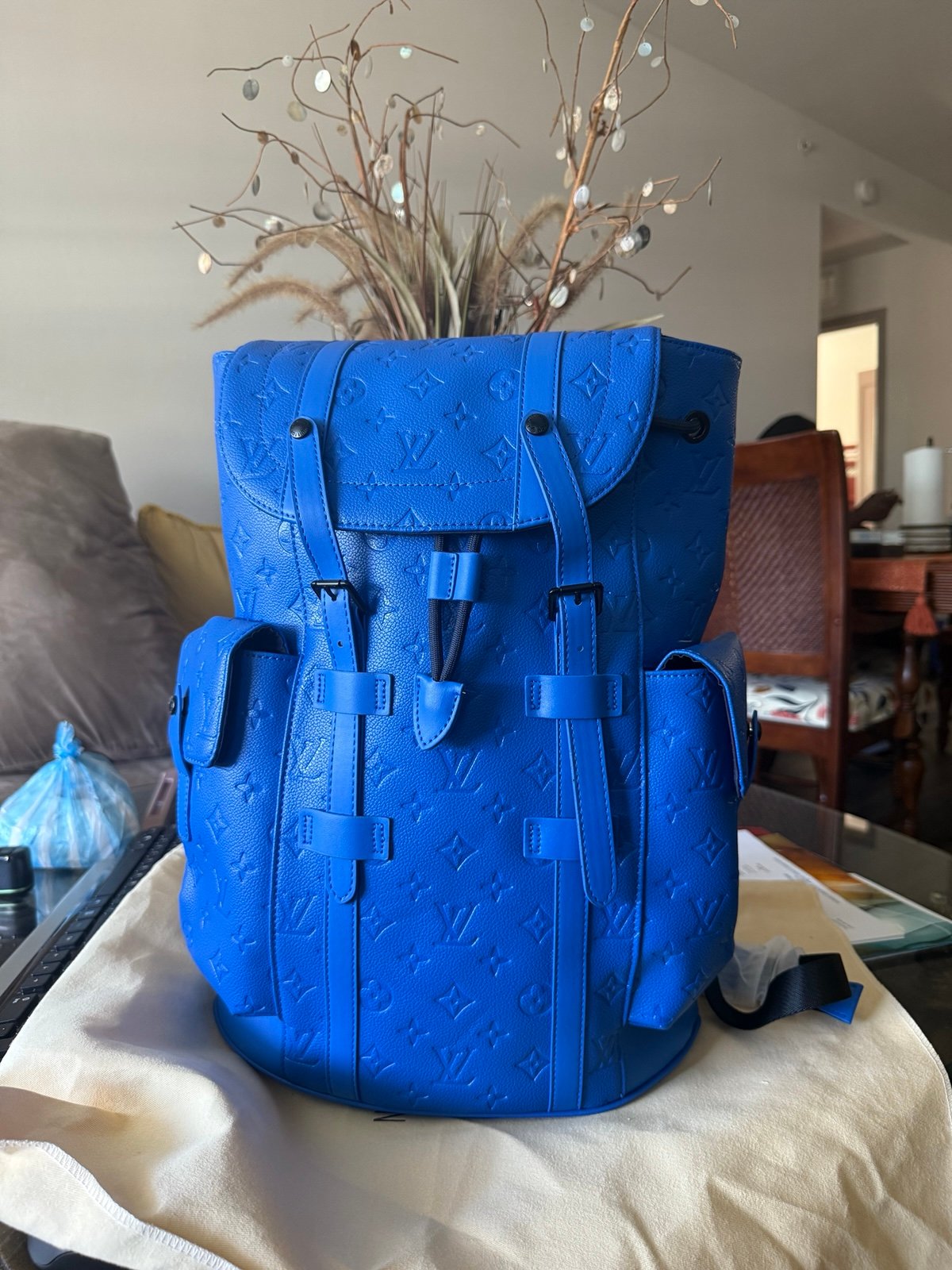 Backpack Louis Vuitton blue