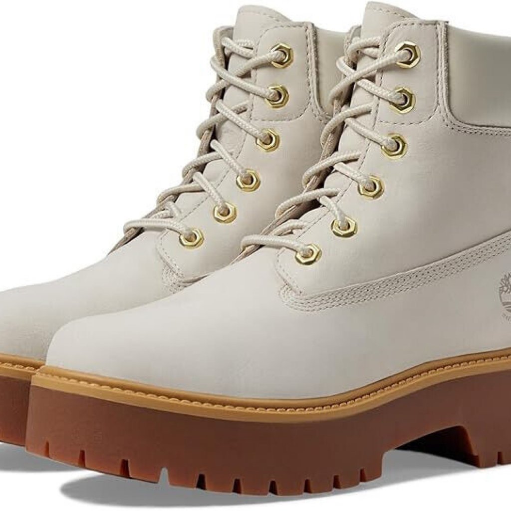 Timberland Women's Stone Street 6 \ Lace Up Waterproof Rugby Tan Ortholite
