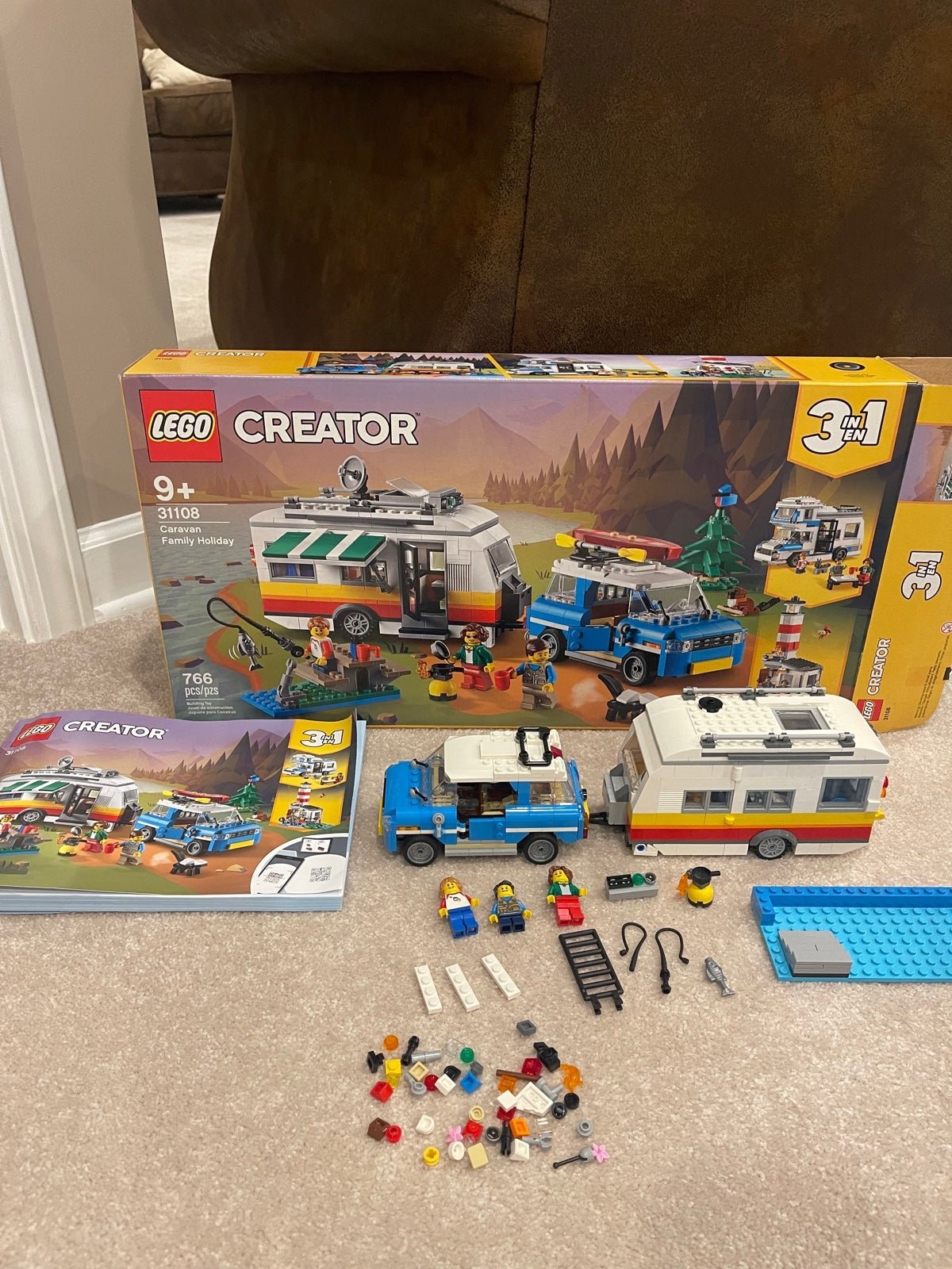 Lego Creator 3-in-1: Caravan Family Holiday Lego Set 31108