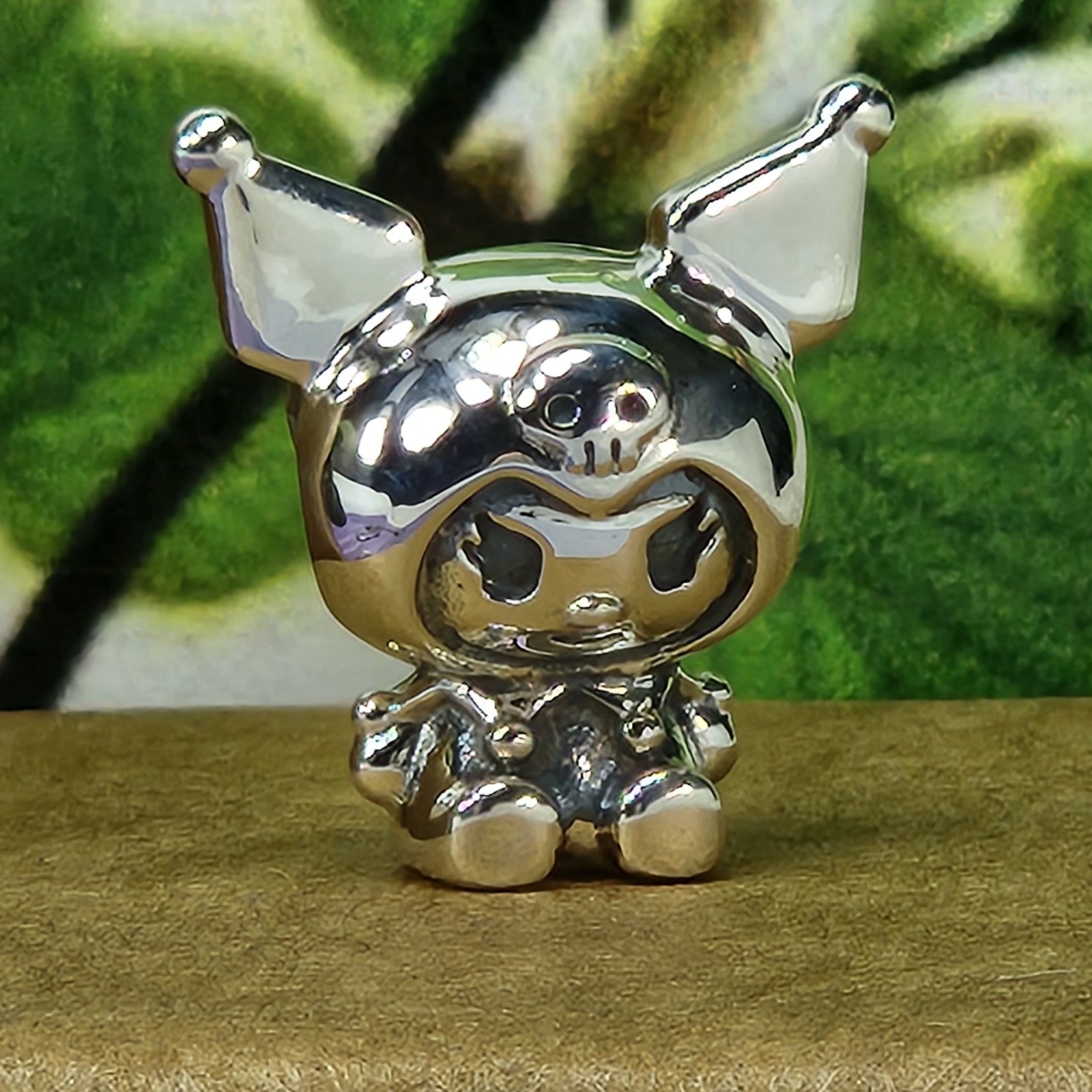 S925 Sterling Silver Anime Hello Kitty Black Kuromi Designer European Charm