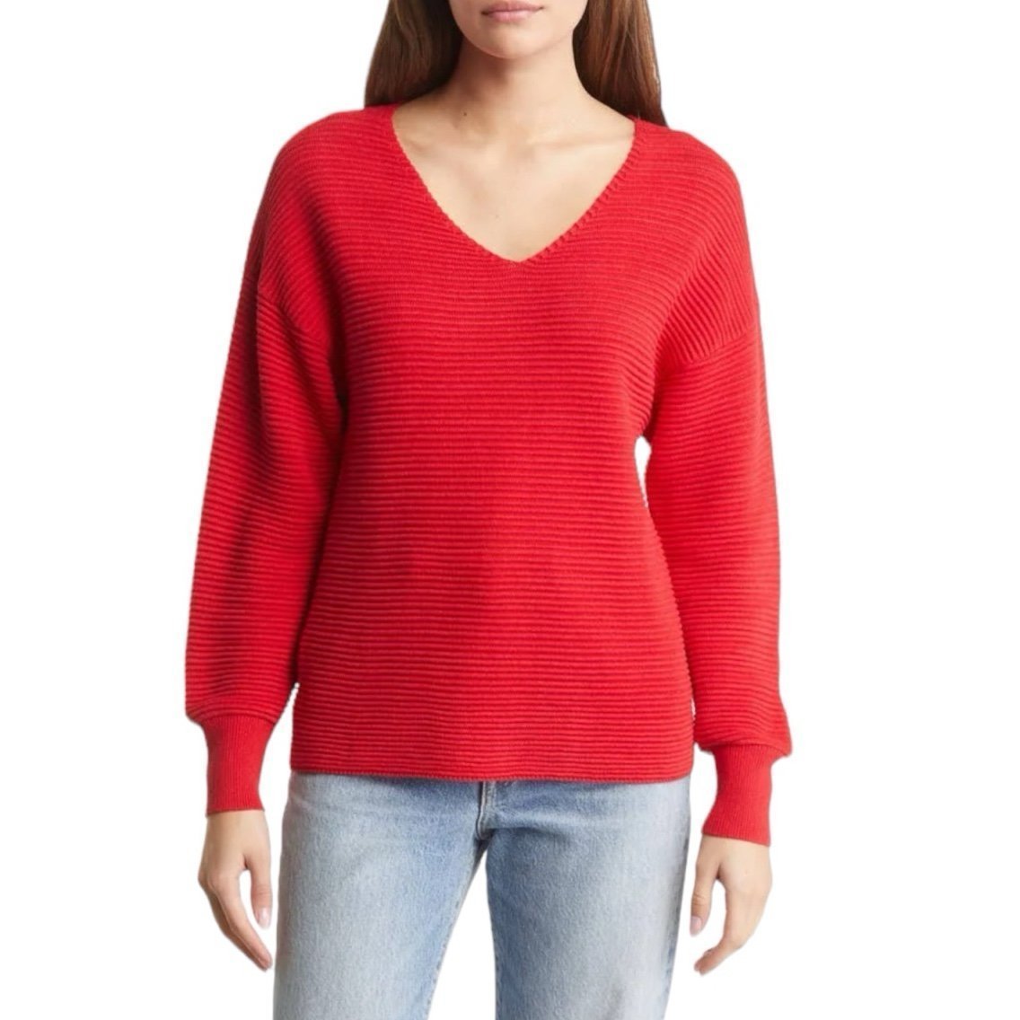 Tommy Bahama Bonita Sequin Ottoman Bateau Sweater Women Red Size S