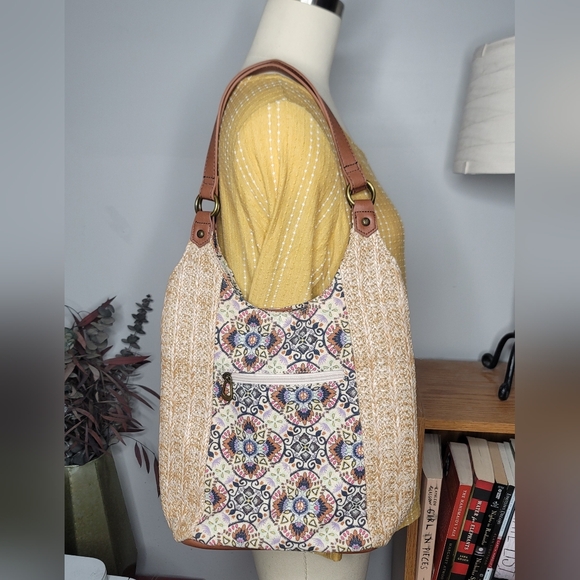 Sakroots Roma Shopper Bag Cotton Jute Boho