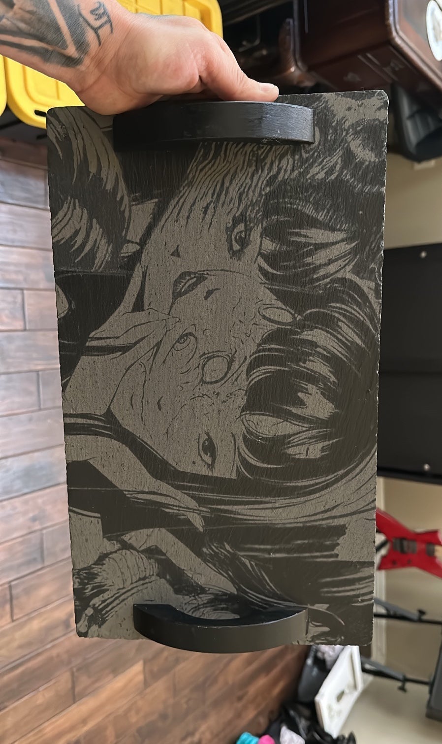 Junji Ito Tomie laser engraved slate Board