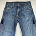Levi's 569 custom extreme baggy wide leg Men (30x32) whiskered denim jeans pants