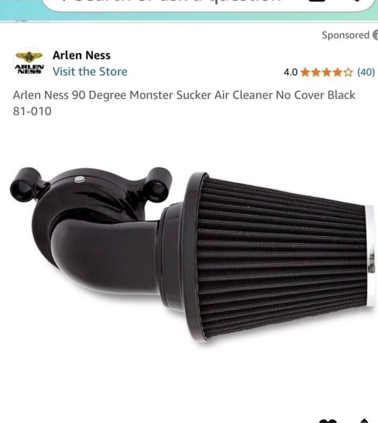 Arlen Ness air intake filter
