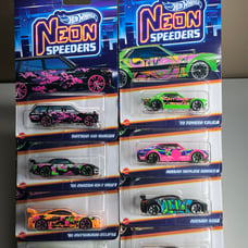 Hot wheels neon speeders set