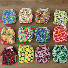 Mama Koala Bundle - 12 pocket cloth diapers with inserts
