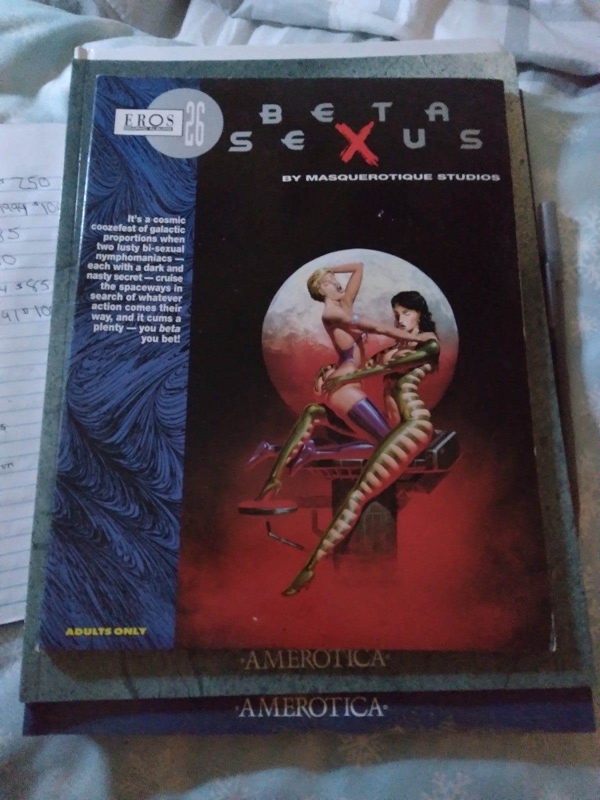 EROS #26 Silver Edition Beta SeXus Book by MasQuerotique Studios