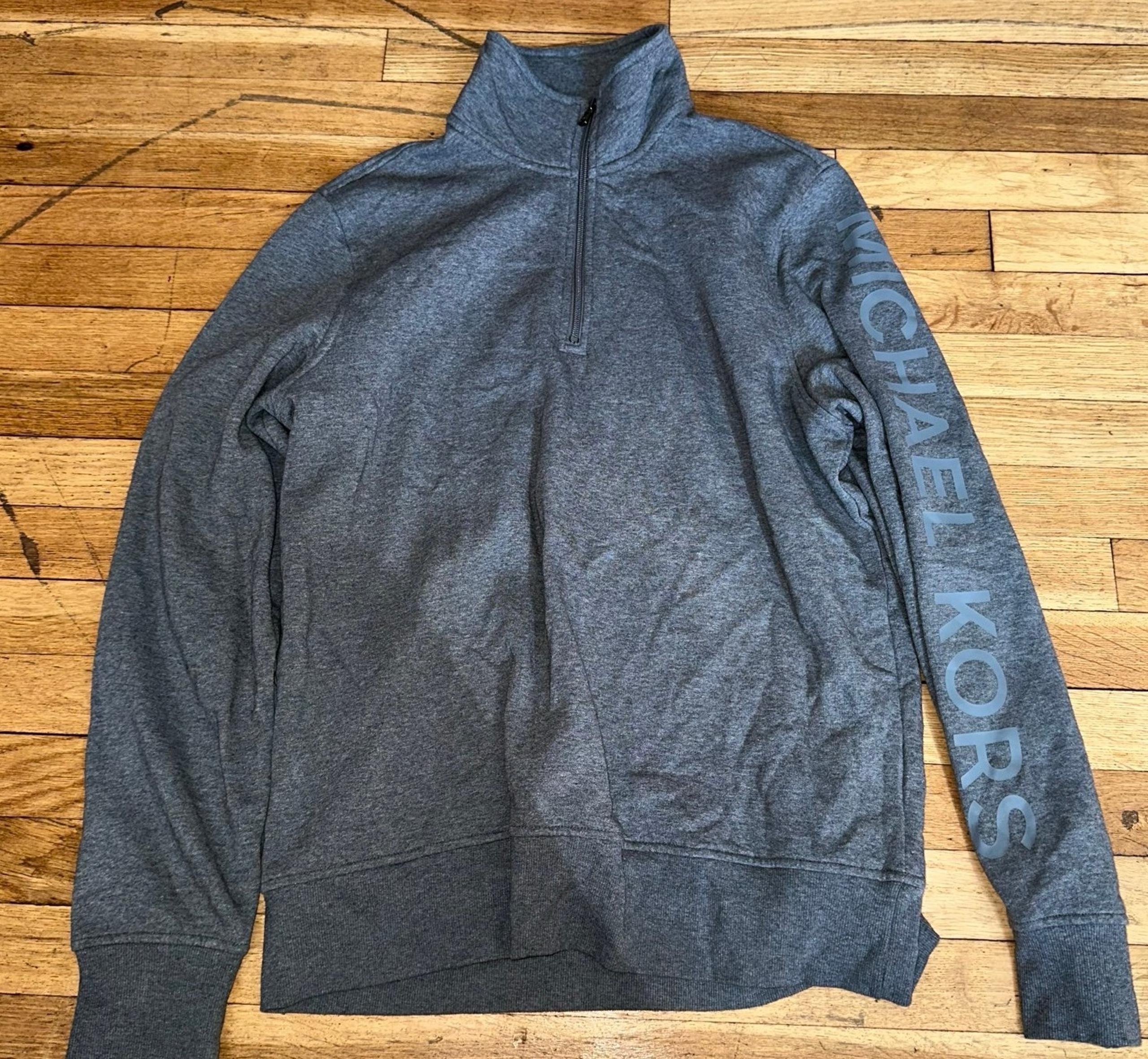 Michael Kors 1/4 zip pullover men’s sweater shirt size Large