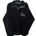 vintage patagonia black snap t fleece synchilla pullover size medium