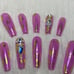 Any Color Press On Nails w/Gems