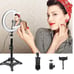 LED Light 10 Ring Fill Light w/Stand & Mount Kit for Camera Phone