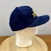 Vintage CBS Sports Corduroy Strap Back Hat Cap Younglin Headwear Made in Korea
