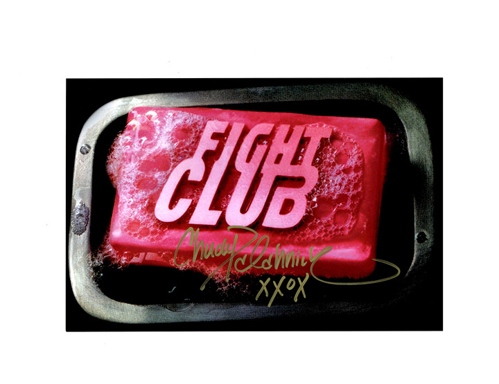 Chuck Palahniuk Signed Autographed Fight Club 10x15 Photo