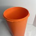 Folgers AromaSeal Vintage Tupperware 11” Tall Orange Black Lid Coffee Rare