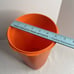 Folgers AromaSeal Vintage Tupperware 11” Tall Orange Black Lid Coffee Rare