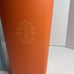 Folgers AromaSeal Vintage Tupperware 11” Tall Orange Black Lid Coffee Rare
