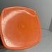 Folgers AromaSeal Vintage Tupperware 11” Tall Orange Black Lid Coffee Rare