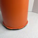 Folgers AromaSeal Vintage Tupperware 11” Tall Orange Black Lid Coffee Rare
