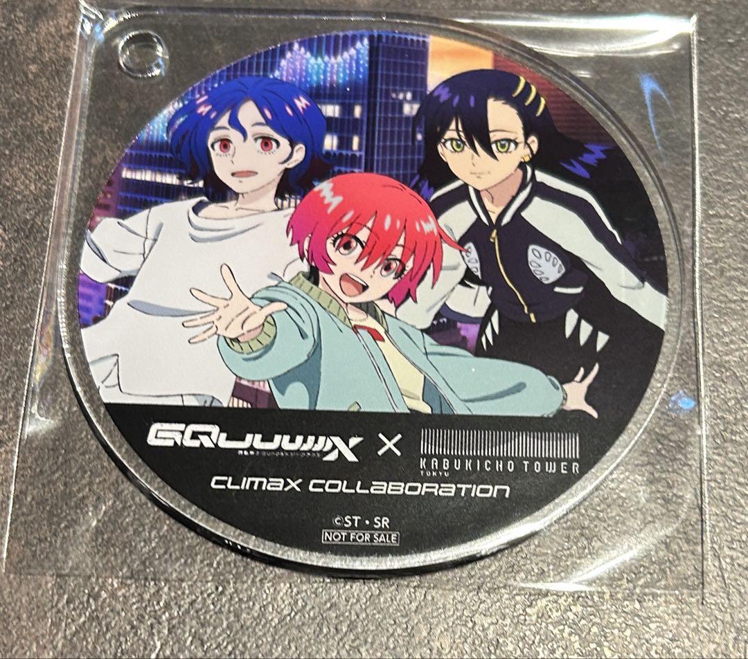 Machu & Nyaan & Shuji Acrylic Coaster Tokyu Kabukicho Tower Zieg Axis