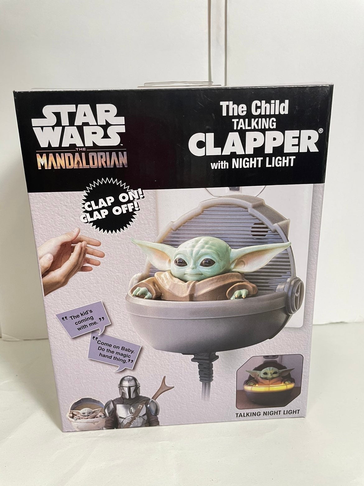 Baby Yoda Talking Clapper & night light SHIPPED