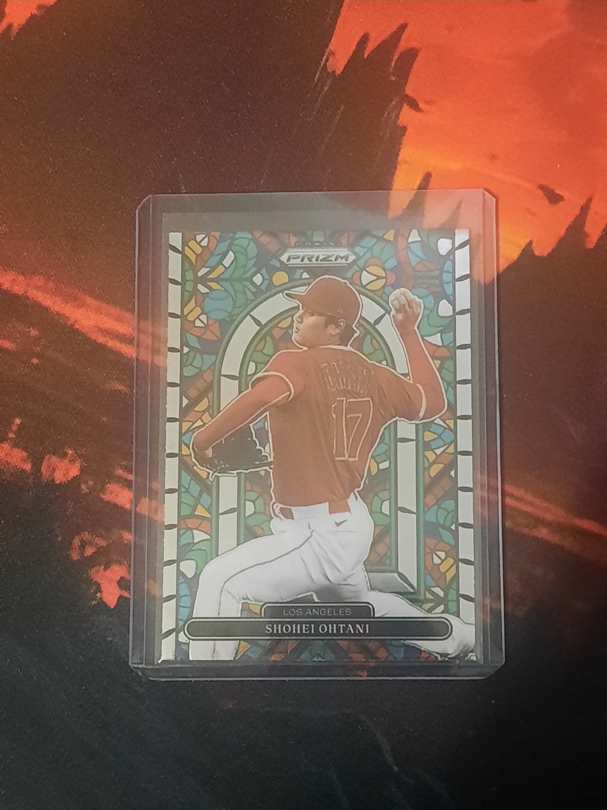 2022 Prizm Shohei Ohtani Stained Glass SP
