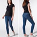 Blanqi Maternity Belly Support Skinny Jean - Blue 10