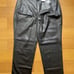 Rails Faux Leather Front Pleat Pants Size 14