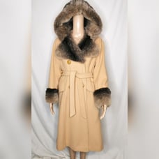 1960's Young Miss of California luxury camel coat