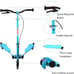 Kids adjustable swing scooter