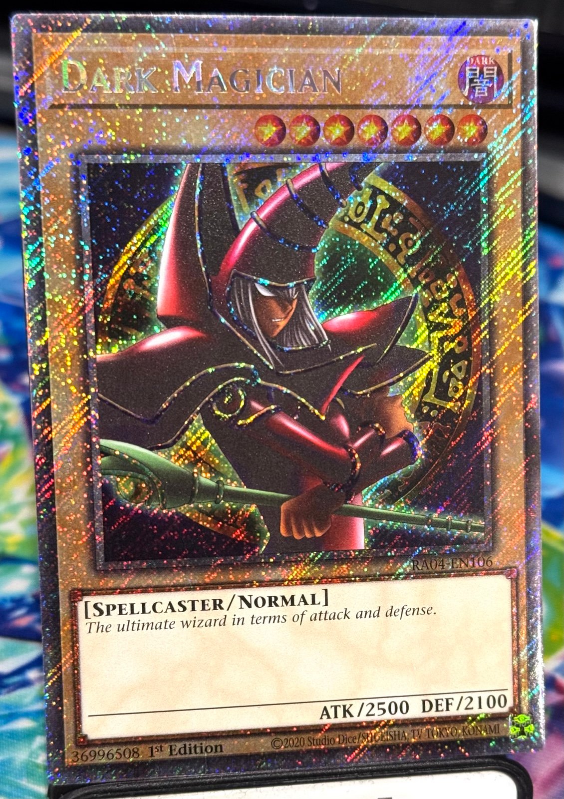 Yugioh Dark Magician -Platinum Secret Rare RA04