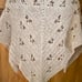 Special order of Dragonfly shawl made for buyer hthrnncrsy.