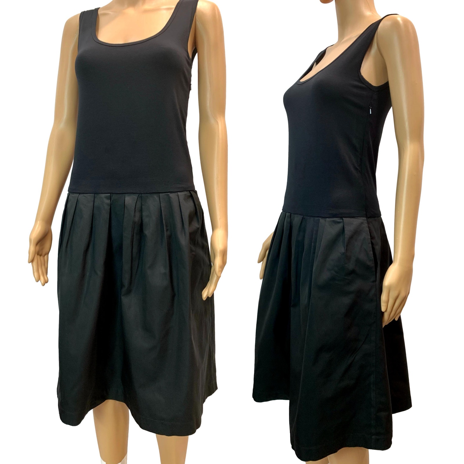 DKNY Black Tank Dress Chic Minimalist | S