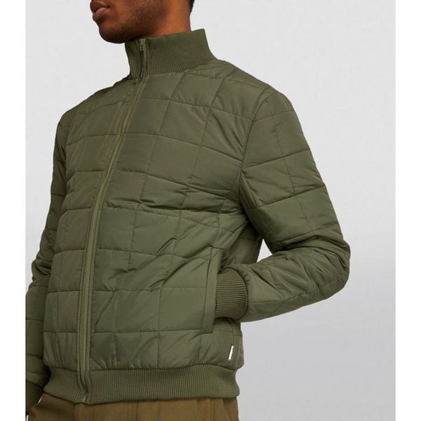 NEW RAINS Liner High-Neck Jacket Unisex Evergreen