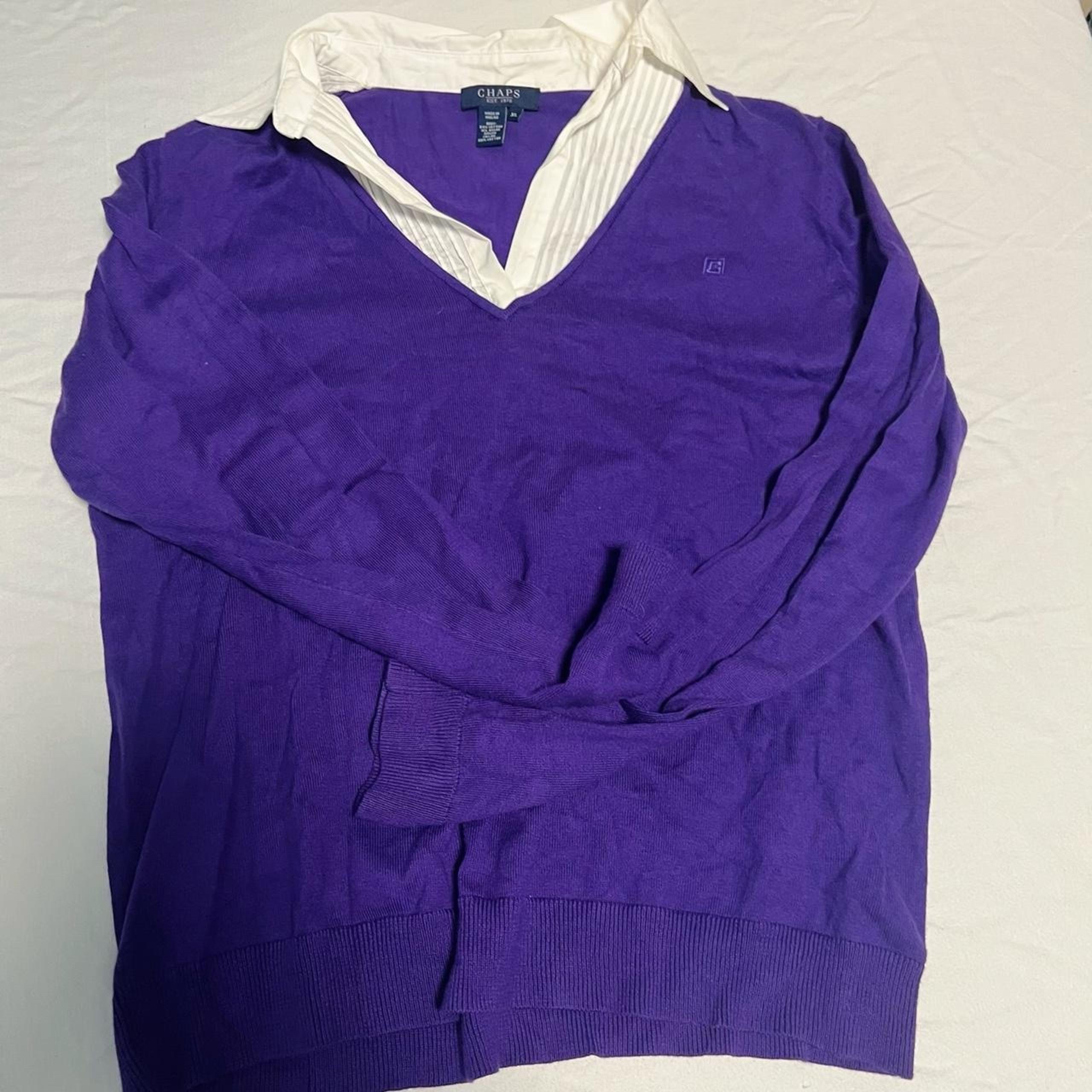 Vintage Chaps Polo Crewneck Sweater Size: XL