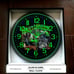 Harley Davidson Garage Shop Glow in the Dark Wall Clock NEW!