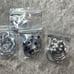 Large lot steel circular barbels Multiple gauges