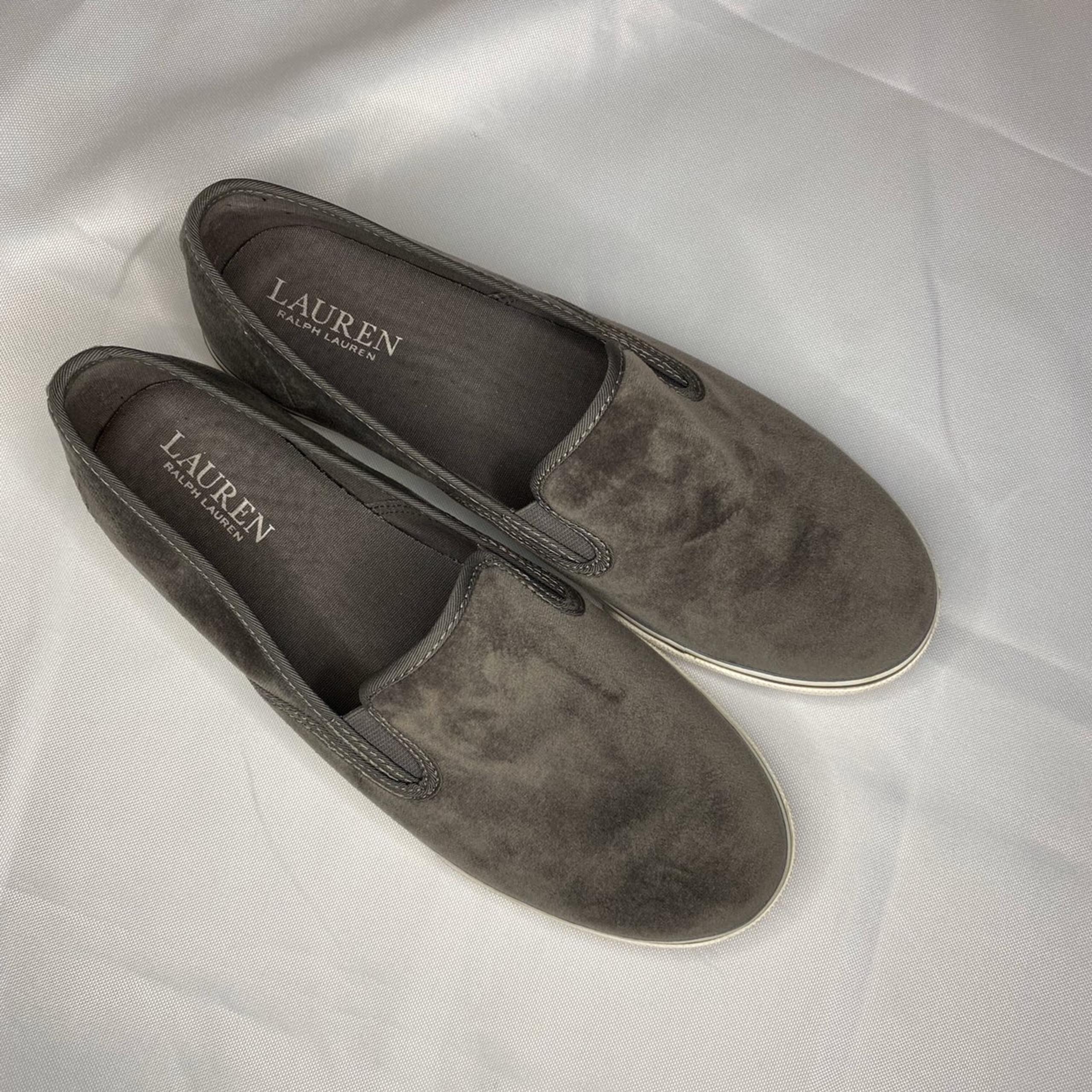 Lauren Ralph Lauren Grey Janis Slip on