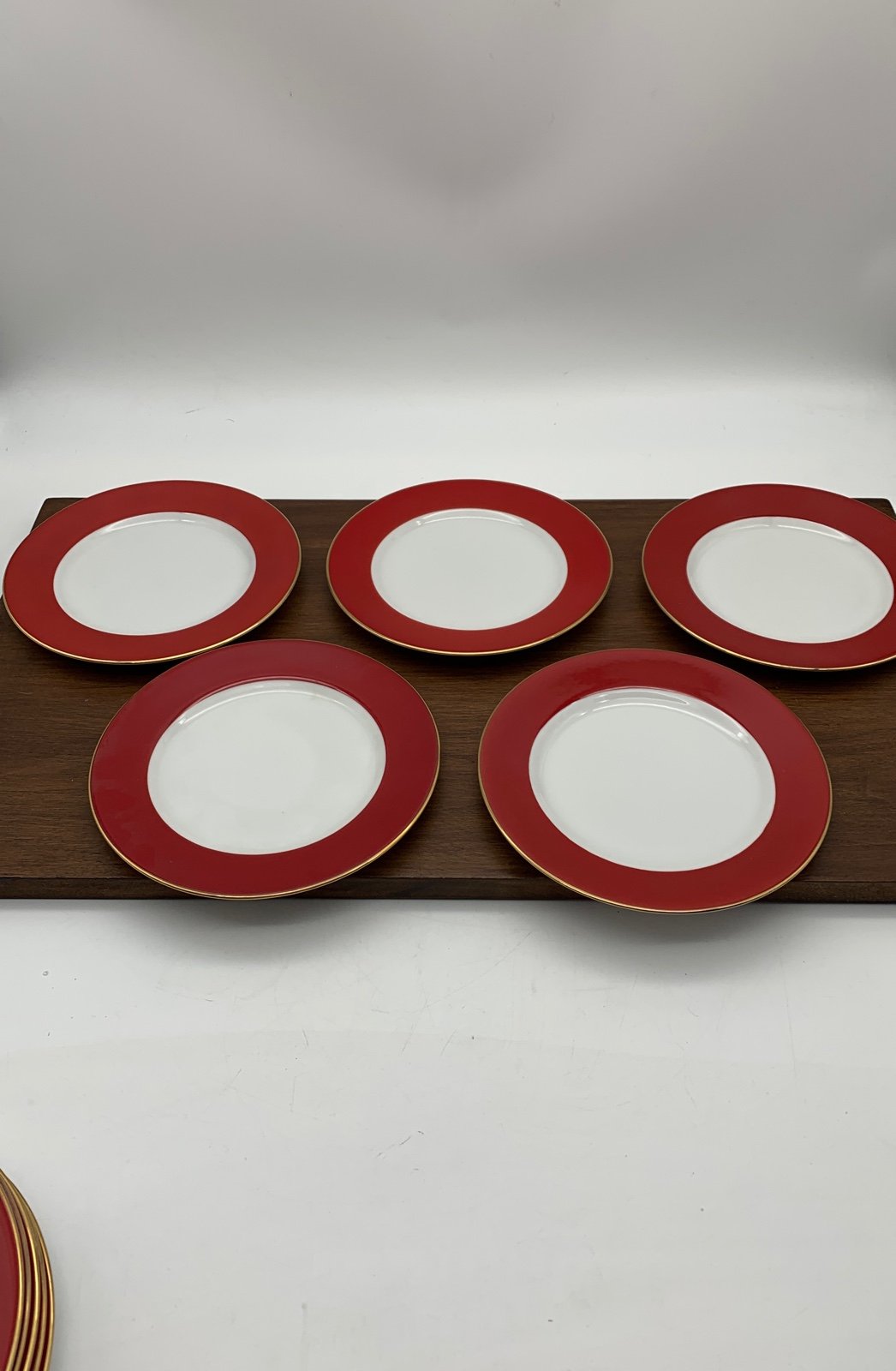 Salad/Dessert Plate Halo Red by TEN STRAWBERRY STREET