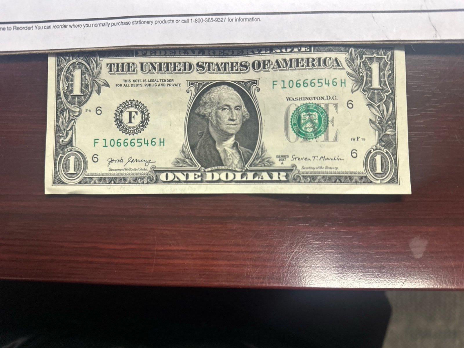 Devil Dollar Fancy Serial Number 666