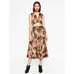 Zara Floral Set Midi Skirt and Crop Top Women’s Size Small