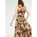 Zara Floral Set Midi Skirt and Crop Top Women’s Size Small