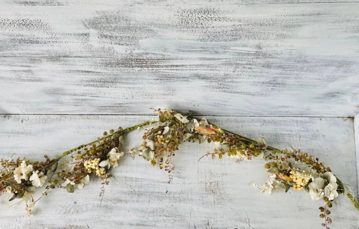 Mixed Cream Fall Floral Garland