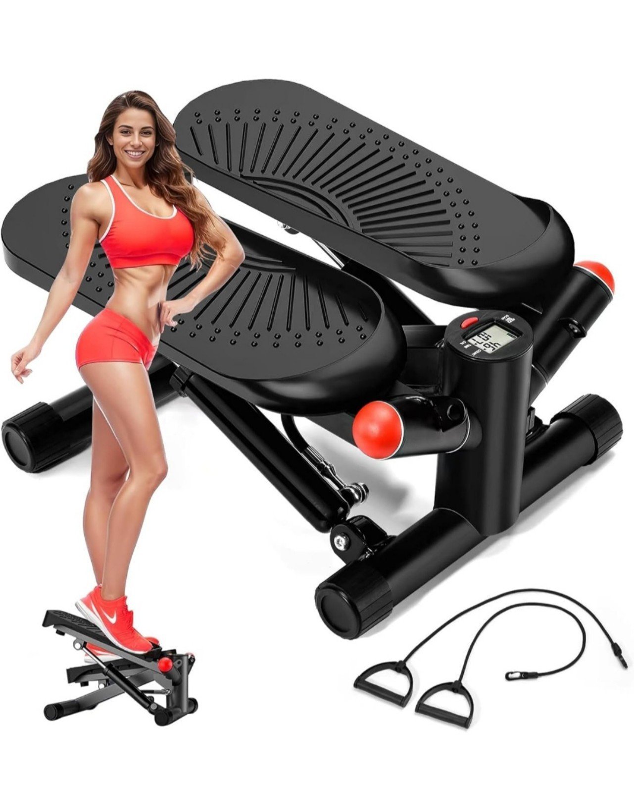 Exercise Stepper Mini Stair Upgraded Air-Powered