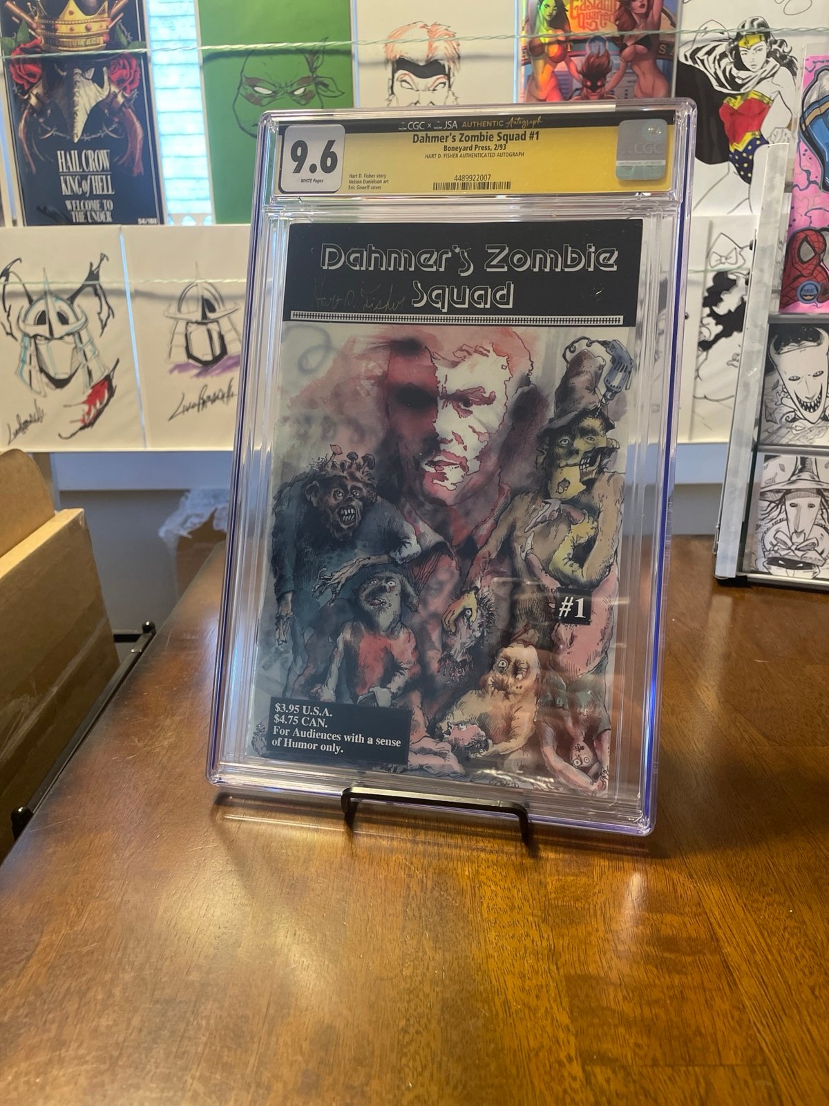 Dahmer’s Zombie Squad #1 CGC-JSA 9.6