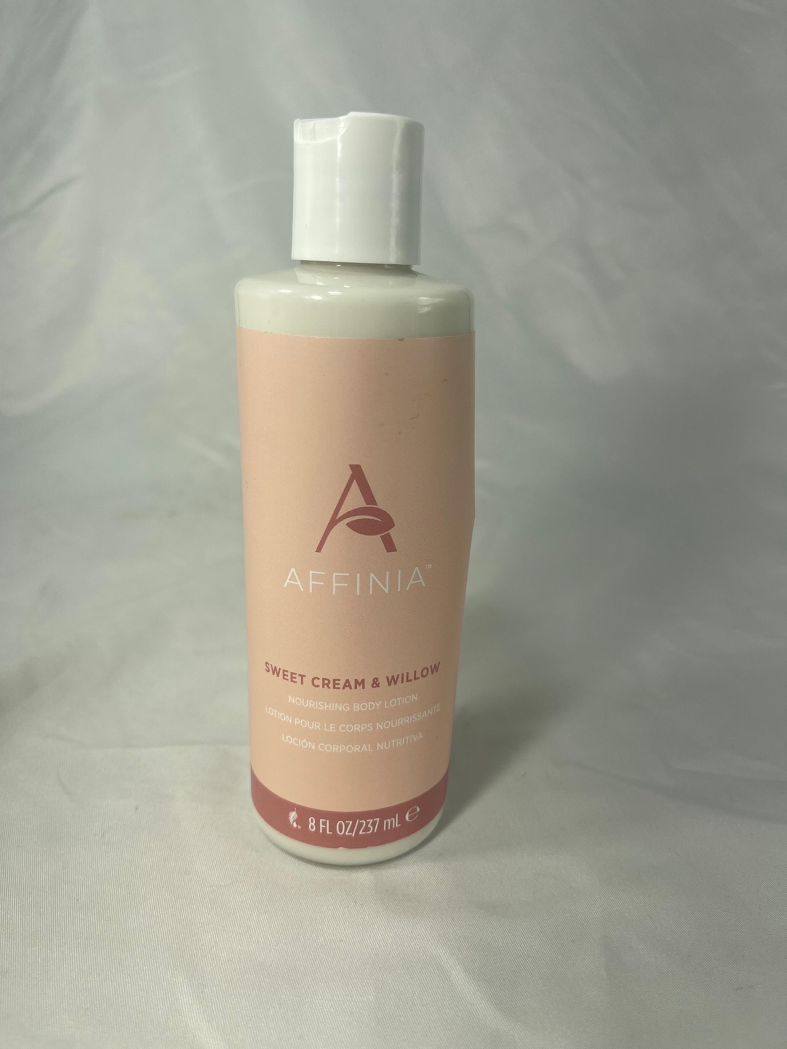 Affinia Melaleuca Sweet Cream & Willow lotion